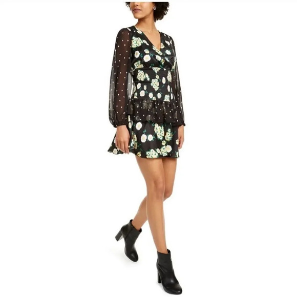 Foxiedox Anemone Smocked Mixed-Print Dress - Picture 12 of 14